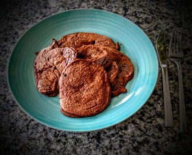 Chocolate Sweet Potato Pancakes 8